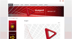 Desktop Screenshot of duagest.com