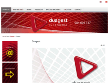 Tablet Screenshot of duagest.com